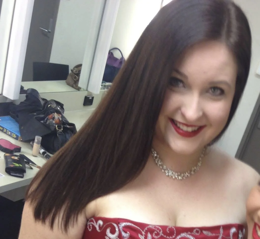 Corinne Parker backstage